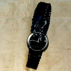 Black Woven Belt 38” long